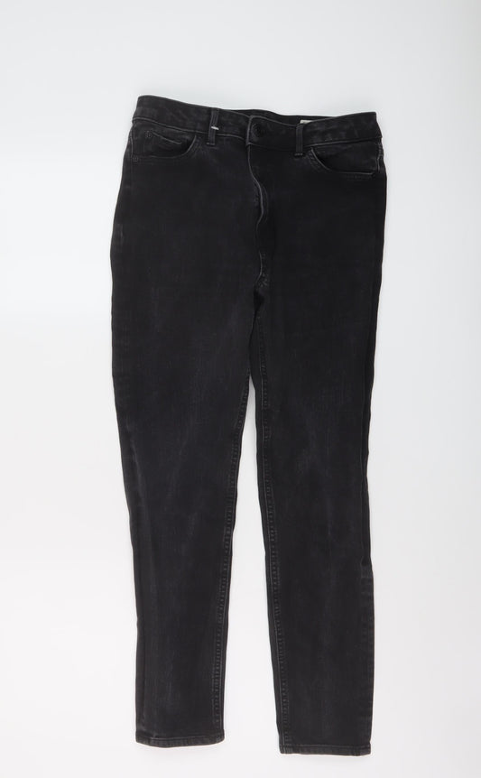 Womens UK Size 12 Marks and Spencer Regular Fit Skinny Black Jeans