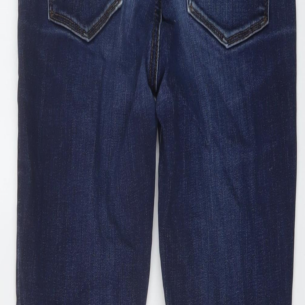 Gap Womens Blue Cotton Skinny Jeans Size 28 in L27 in Regular Button