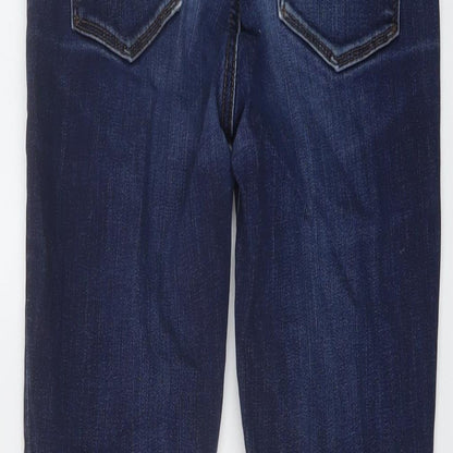 Gap Womens Blue Cotton Skinny Jeans Size 28 in L27 in Regular Button