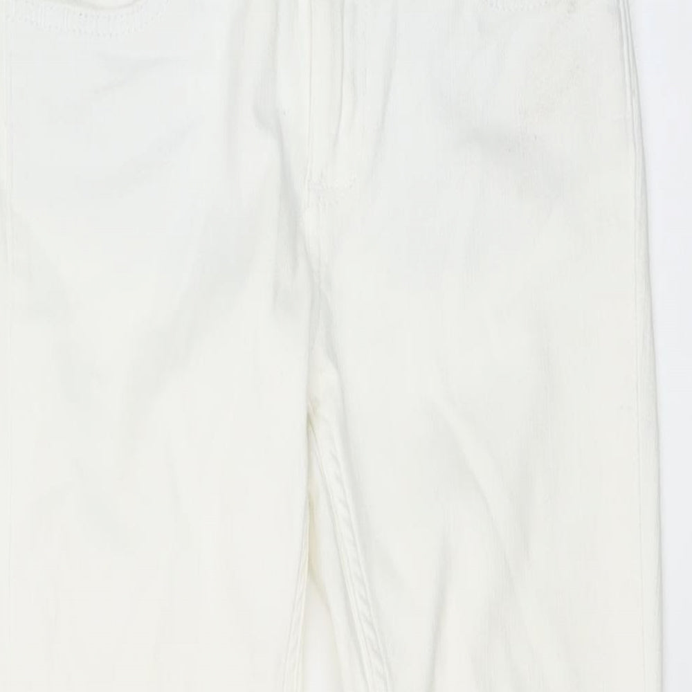 Womens UK Size 8 Marks and Spencer Regular Fit Skinny Ivory Jeans