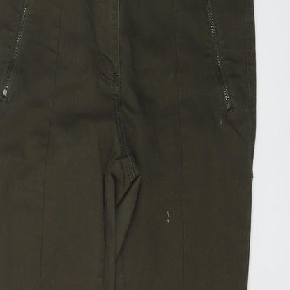 Womens UK Size 12 Marks and Spencer Regular Fit Skinny Green Jeans