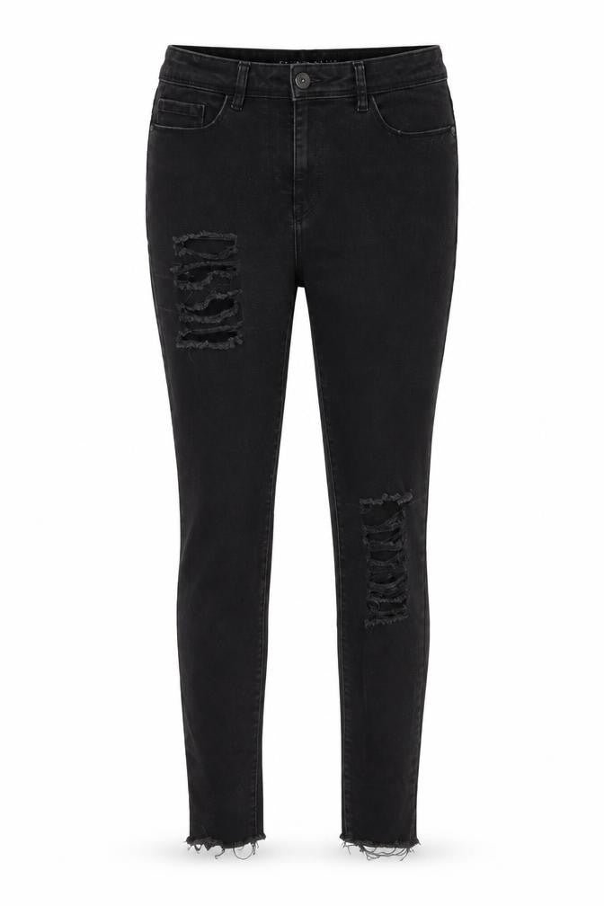 Womens UK Size 10 NEXT Regular Fit Skinny Black Jeans
