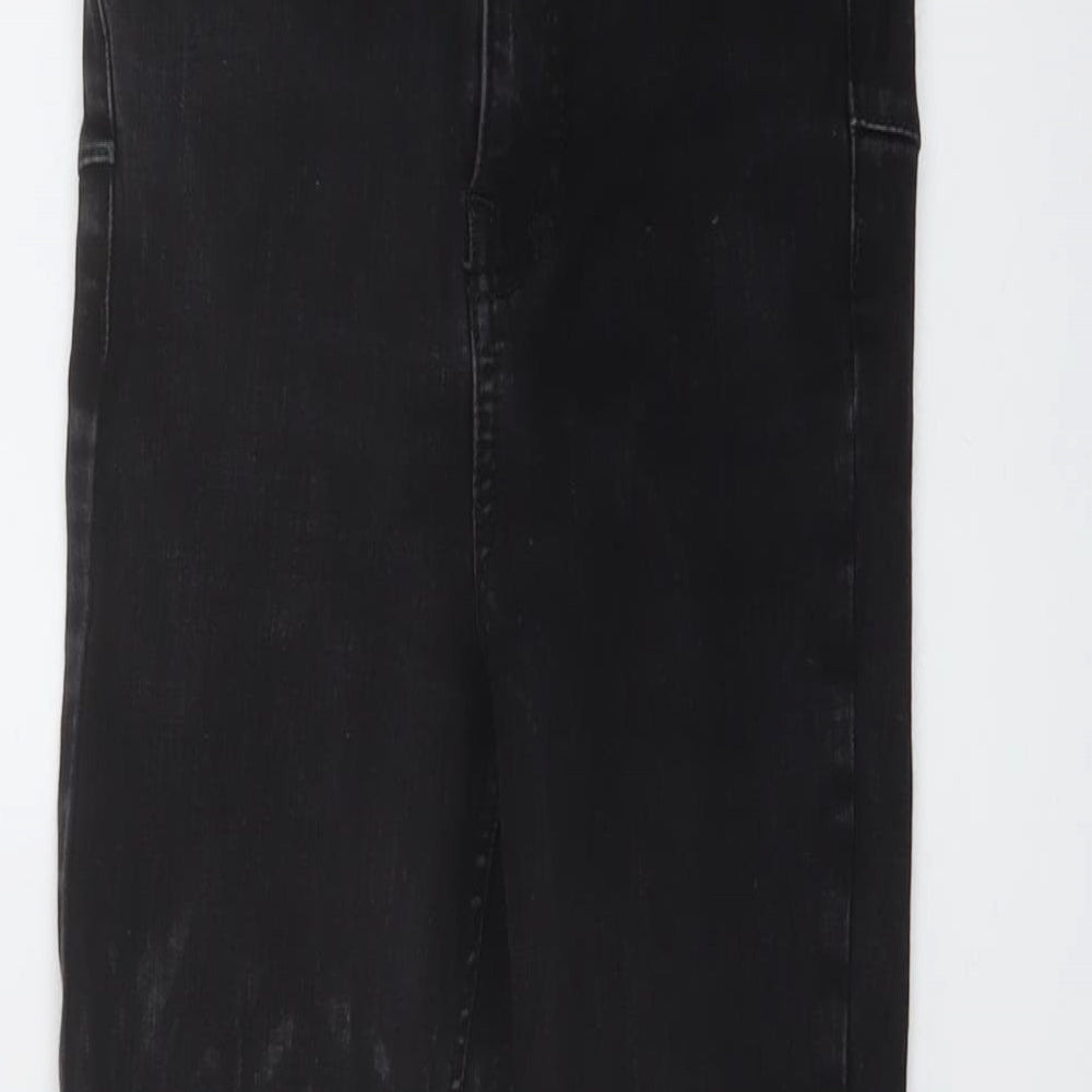 New Look Womens Grey Cotton Skinny Jeans Size 6 L23 in Regular Button