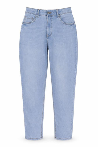 Womens UK Size 14 Denim & Co. Regular Fit Mom Blue Jeans