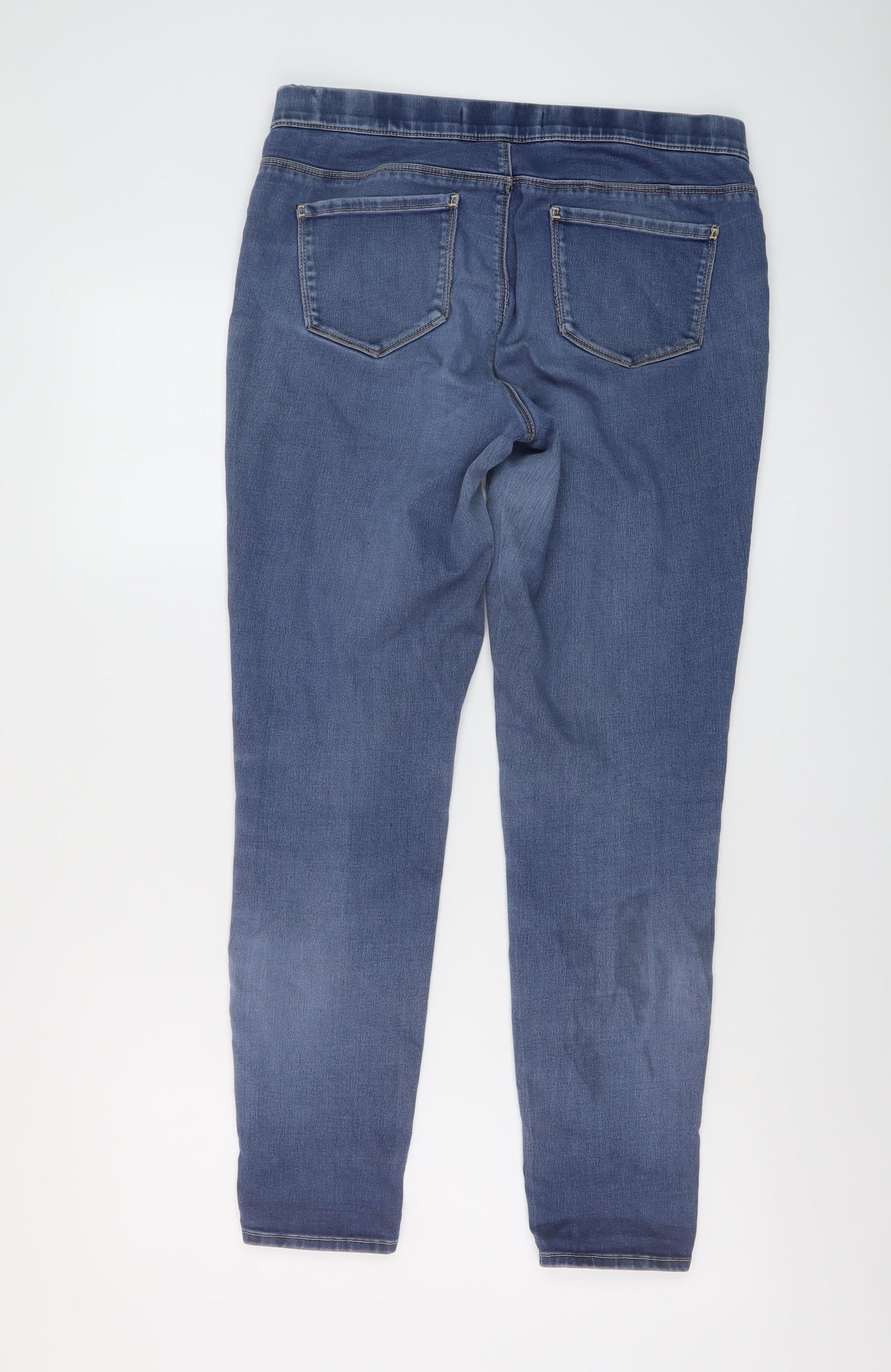 Geroge Womens Blue Cotton Jegging Jeans Size 12 L28 in Regular