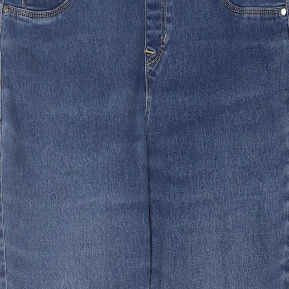 Geroge Womens Blue Cotton Jegging Jeans Size 12 L28 in Regular