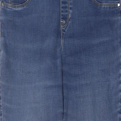 Geroge Womens Blue Cotton Jegging Jeans Size 12 L28 in Regular