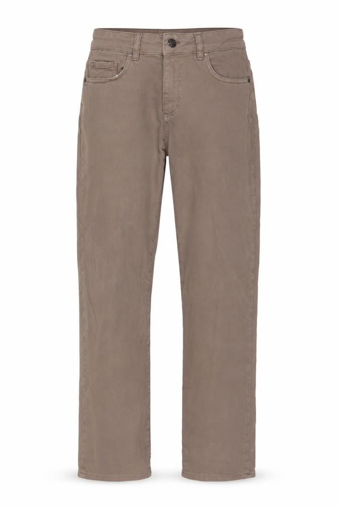 Dolcezza Womens Brown Cotton Straight Jeans Size 8 L27 in Regular Button
