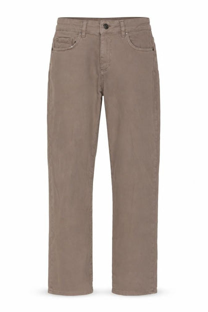 Dolcezza Womens Brown Cotton Straight Jeans Size 8 L27 in Regular Button