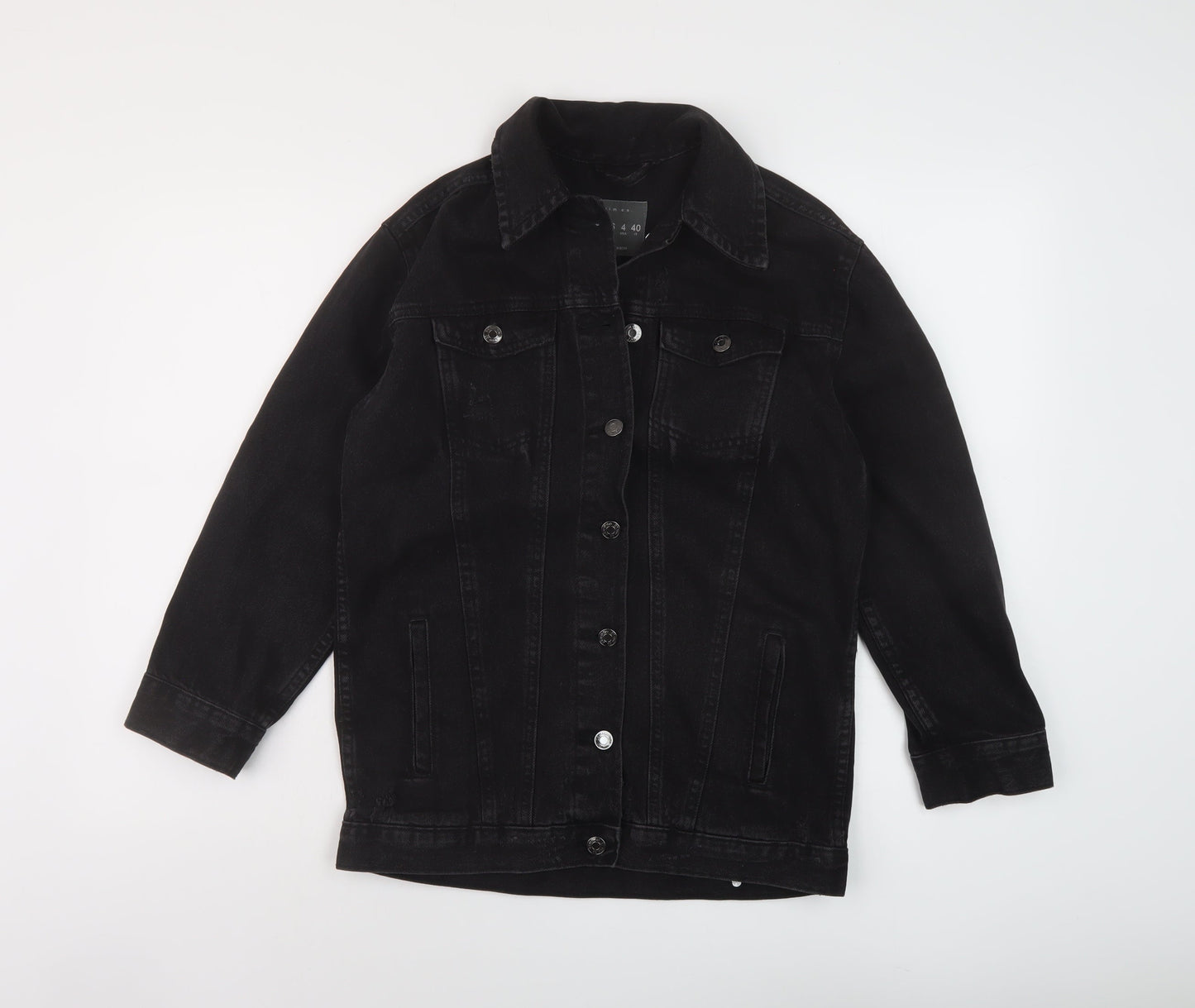 Womens UK Size 8 Denim & Co. Black Jacket