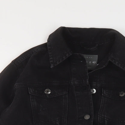 Womens UK Size 8 Denim & Co. Black Jacket