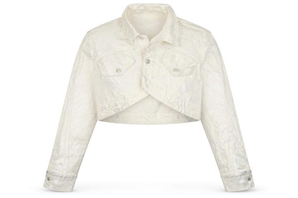Zara Womens Ivory Jacket Size L Button