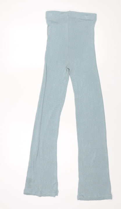 Womens UK Size S Zara Regular Fit  Blue Trousers