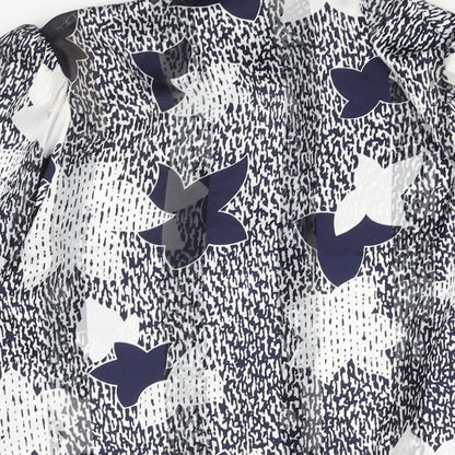 Womens UK Size 12 St Michael Blue Basic Blouse