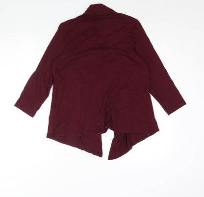 Womens UK Size 14 Marks and Spencer Red Basic Blouse