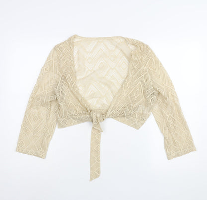 Womens UK Size 20 NEXT Beige Shrug Jumper