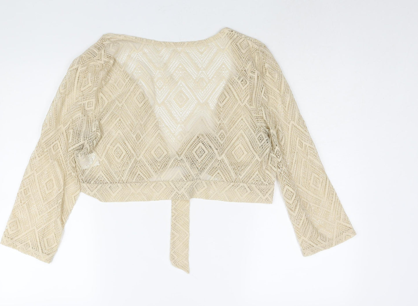 Womens UK Size 20 NEXT Beige Shrug Jumper