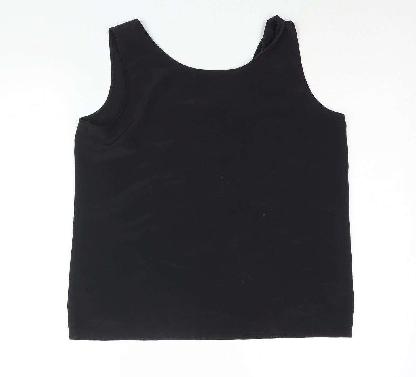 Womens UK Size 14 St Michael Black Camisole Blouse