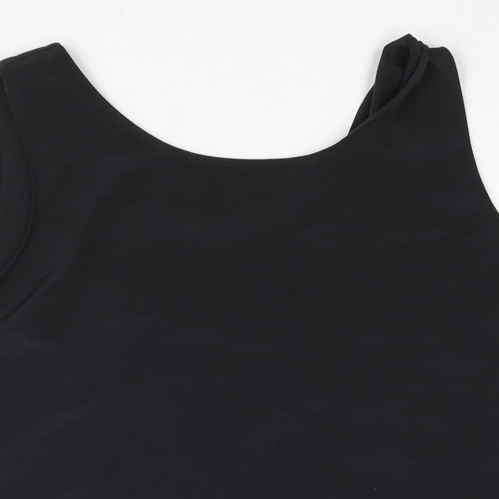 Womens UK Size 14 St Michael Black Camisole Blouse