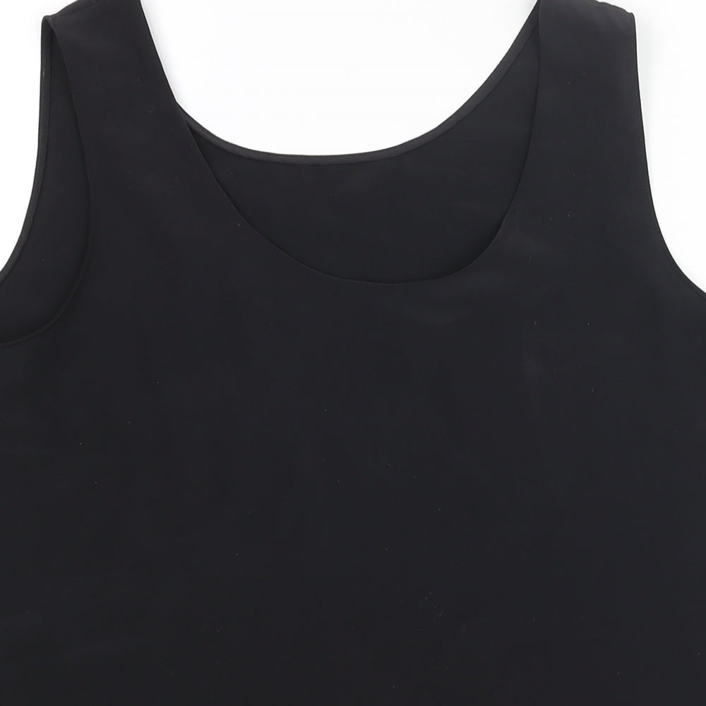 Womens UK Size 14 St Michael Black Camisole Blouse