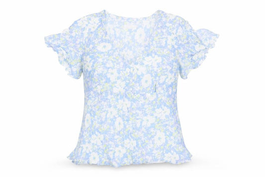Womens UK Size 14 The Collection Blue Basic Blouse