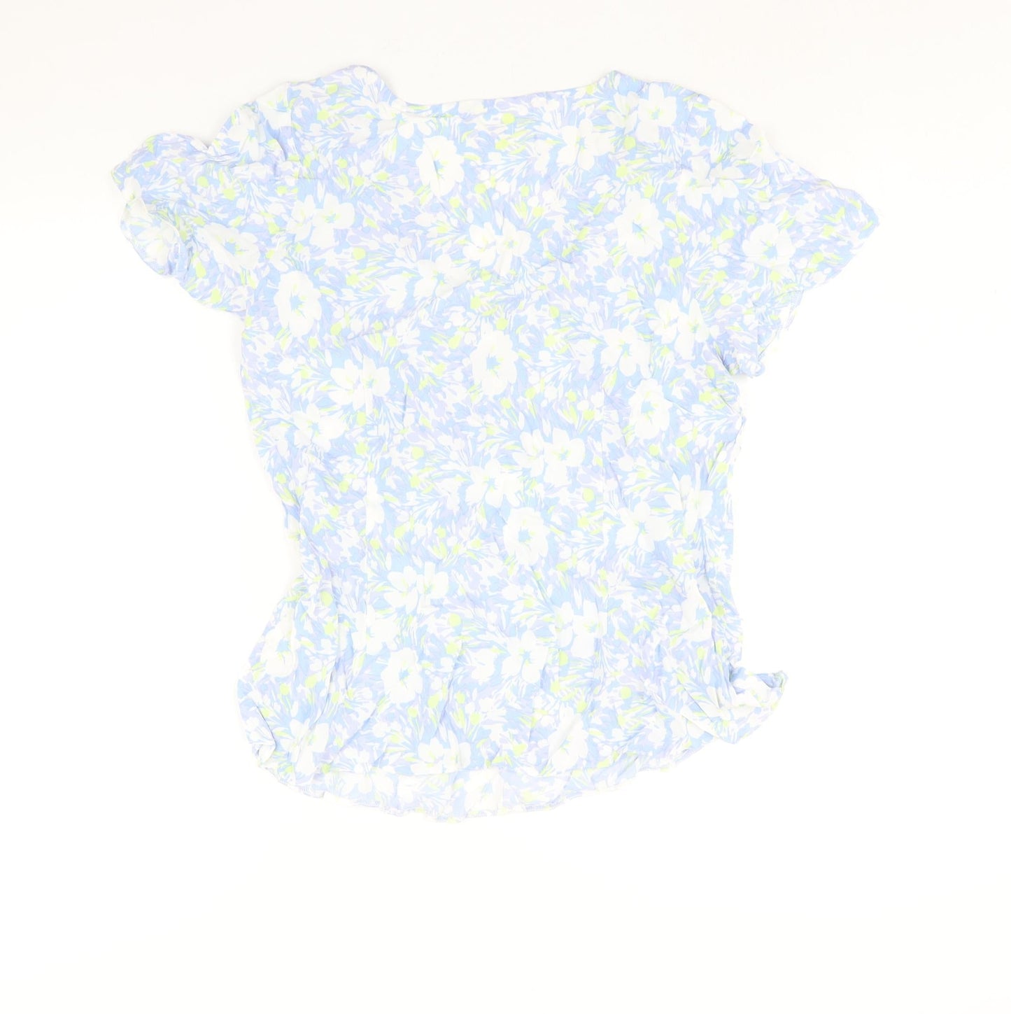 Womens UK Size 14 The Collection Blue Basic Blouse