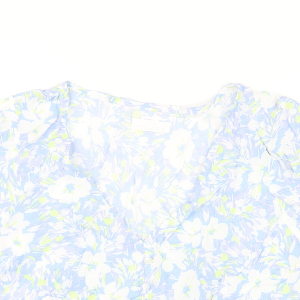 Womens UK Size 14 The Collection Blue Basic Blouse