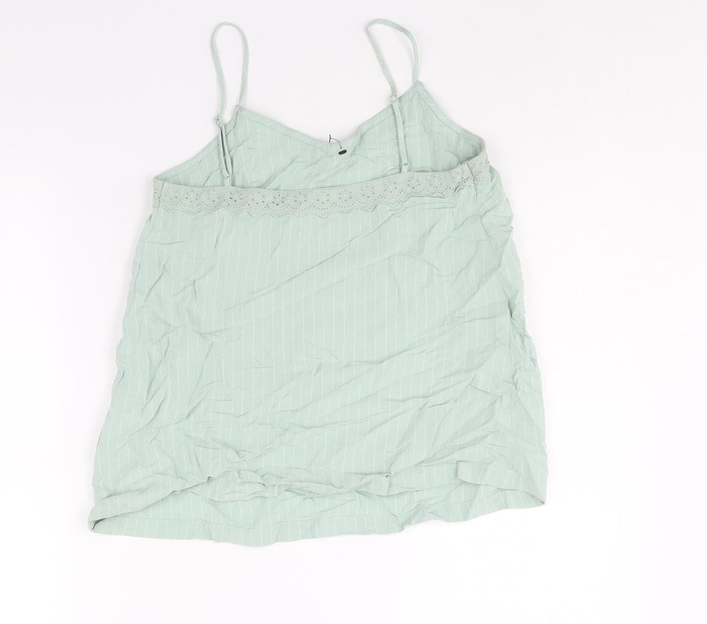 Womens UK Size 6 Marks and Spencer Green Camisole Blouse