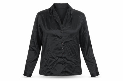 Womens UK Size 8 St Michael Black Basic Blouse