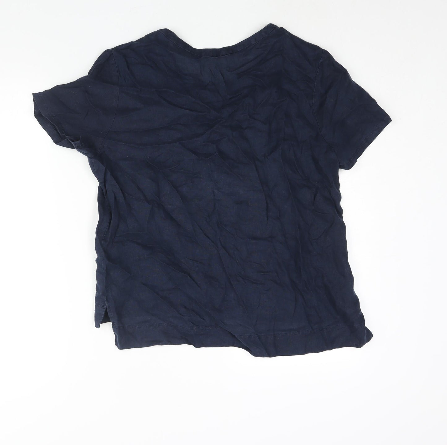 Womens UK Size L Gap Blue Basic Blouse