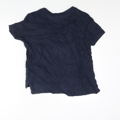 Womens UK Size L Gap Blue Basic Blouse