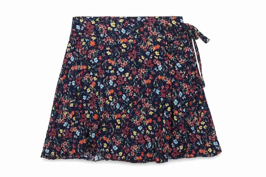 Womens UK Size XS Bershka Wrap  Skirt