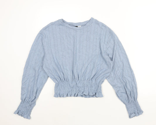 Womens UK Size M Divided by H&M Blue Pullover Jumper