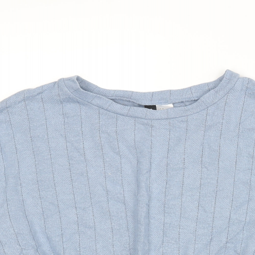 Womens UK Size M Divided by H&M Blue Pullover Jumper