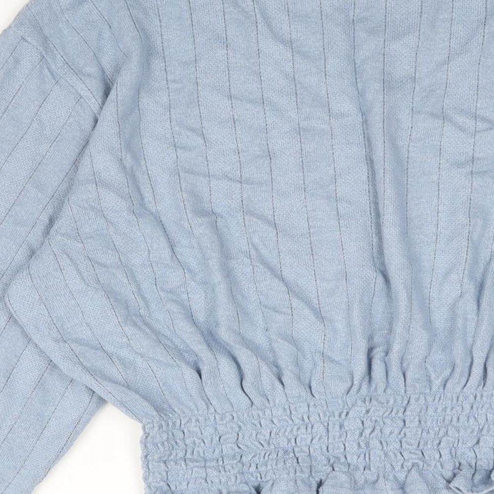 Womens UK Size M Divided by H&M Blue Pullover Jumper