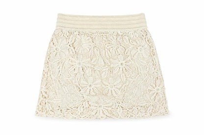 Womens UK Size M FOREVER 21 Mini Lace Skirt