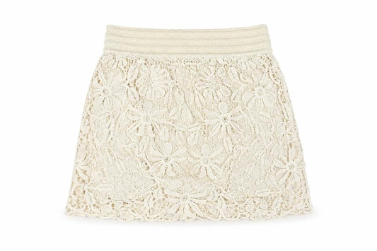 Womens UK Size M FOREVER 21 Mini Lace Skirt