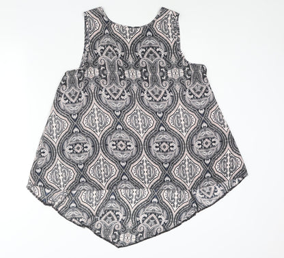 Womens UK Size 16 Dorothy Perkins Black Camisole Blouse