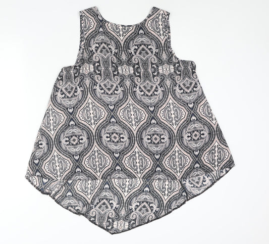 Womens UK Size 16 Dorothy Perkins Black Camisole Blouse
