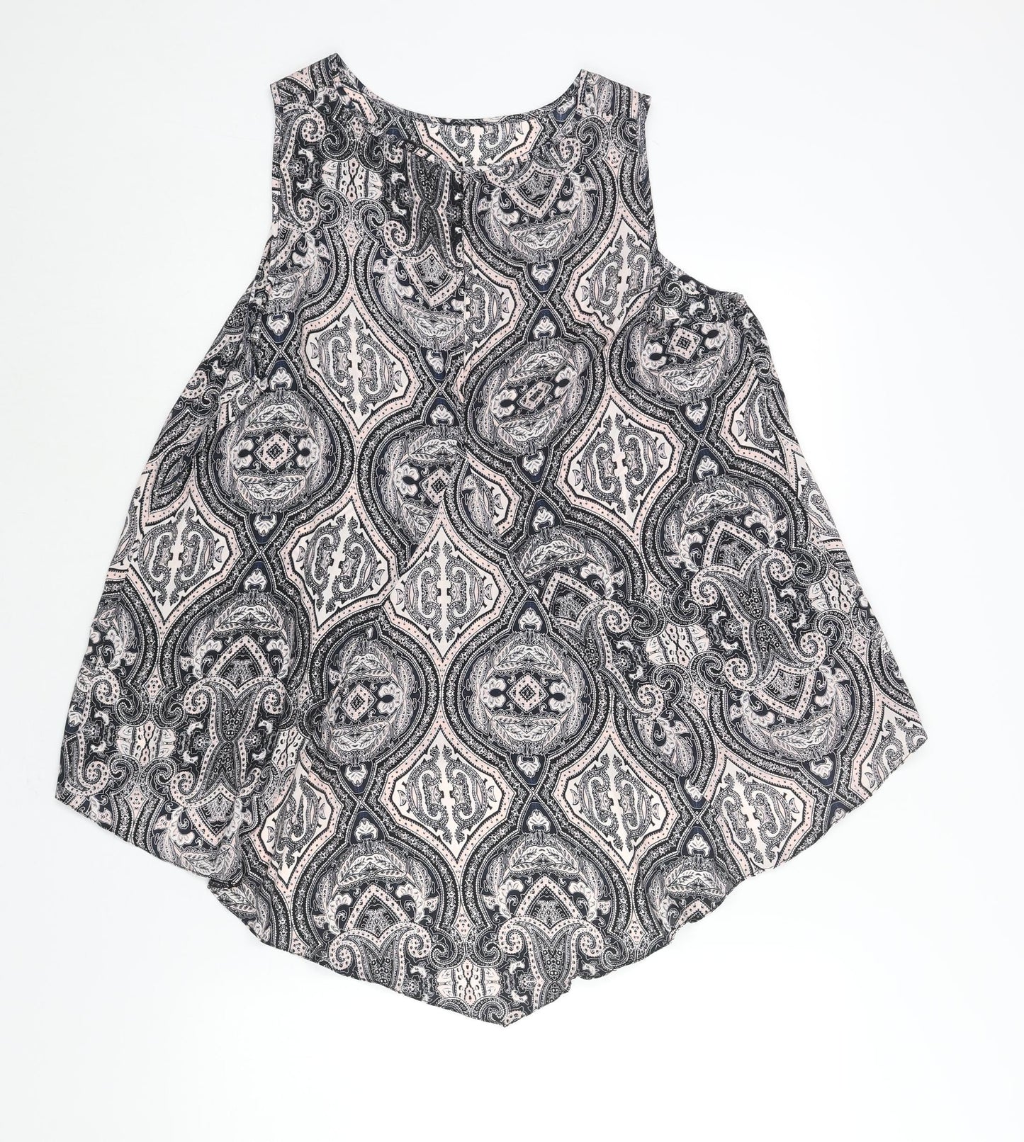 Womens UK Size 16 Dorothy Perkins Black Camisole Blouse