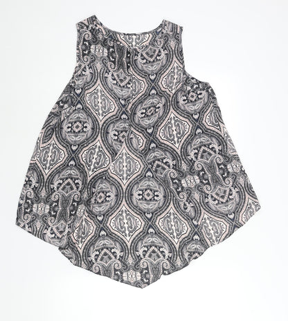 Womens UK Size 16 Dorothy Perkins Black Camisole Blouse