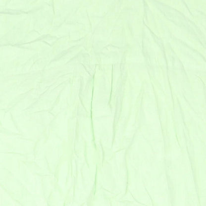 Womens UK Size M NEXT Green Basic Button-Up