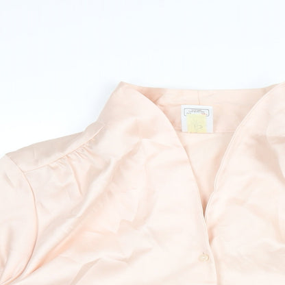 Womens UK Size 16 St Michael Pink Basic Blouse