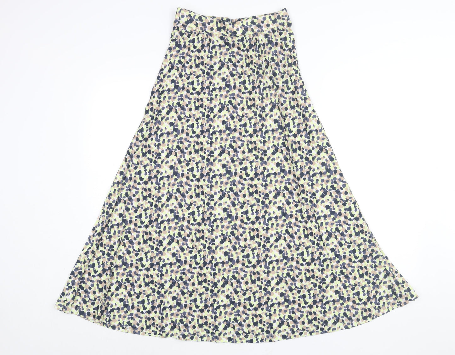 Marks and Spencer Womens Multicoloured Geometric Polyester A-Line Skirt Size 6