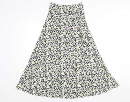 Marks and Spencer Womens Multicoloured Geometric Polyester A-Line Skirt Size 6