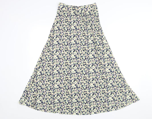 Marks and Spencer Womens Multicoloured Geometric Polyester A-Line Skirt Size 6