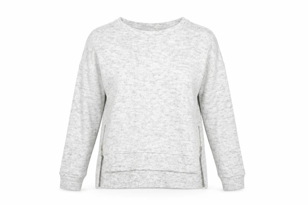 Womens UK Size 8 New Look Grey Pullover Jumper