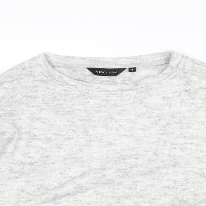 Womens UK Size 8 New Look Grey Pullover Jumper