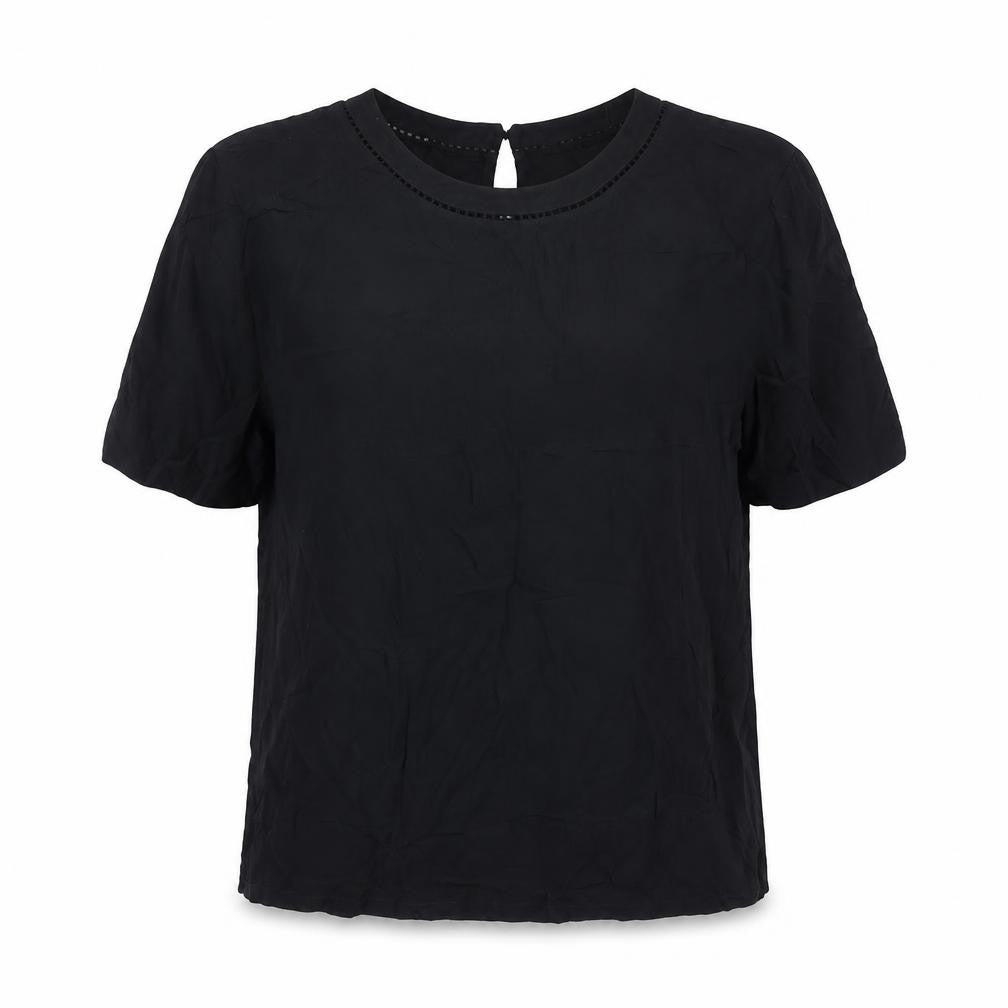 Womens UK Size 10 Marks and Spencer Black Basic Blouse