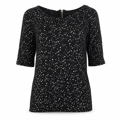 Womens UK Size L Zara Black Basic Blouse